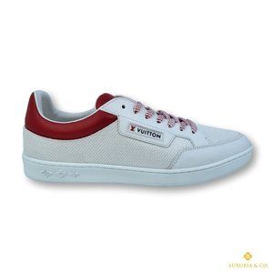 Louis Vuitton White & Red Luxembourg Sneaker